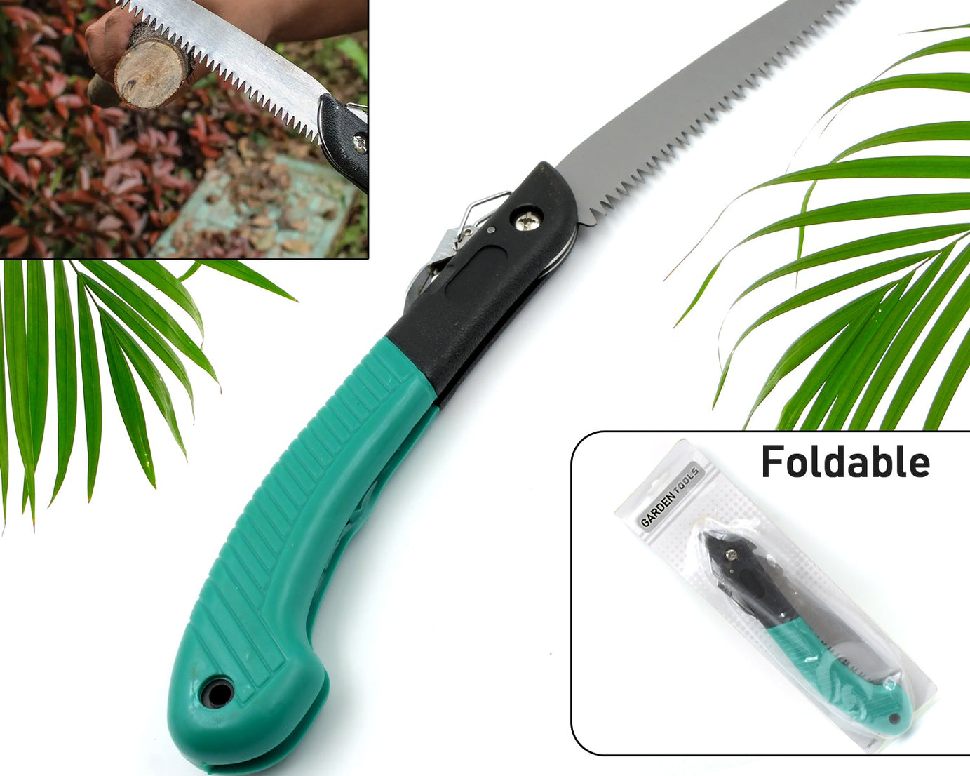 Folding Handsaw, Pruning Saws for Tree Trimming Camping, Gardening, Hunting. Cutting Wood, PVC, Bone