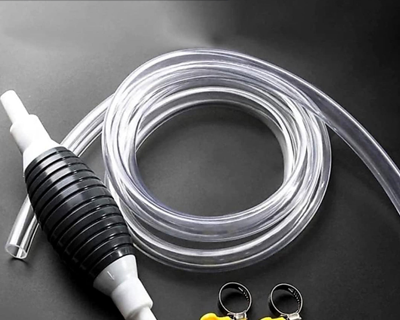 Manual siphon oil pump for cars