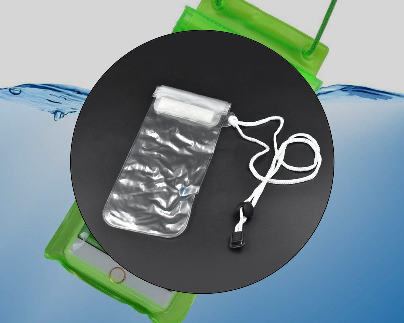 Mobile pouch for 6.2-inch phones in random color.