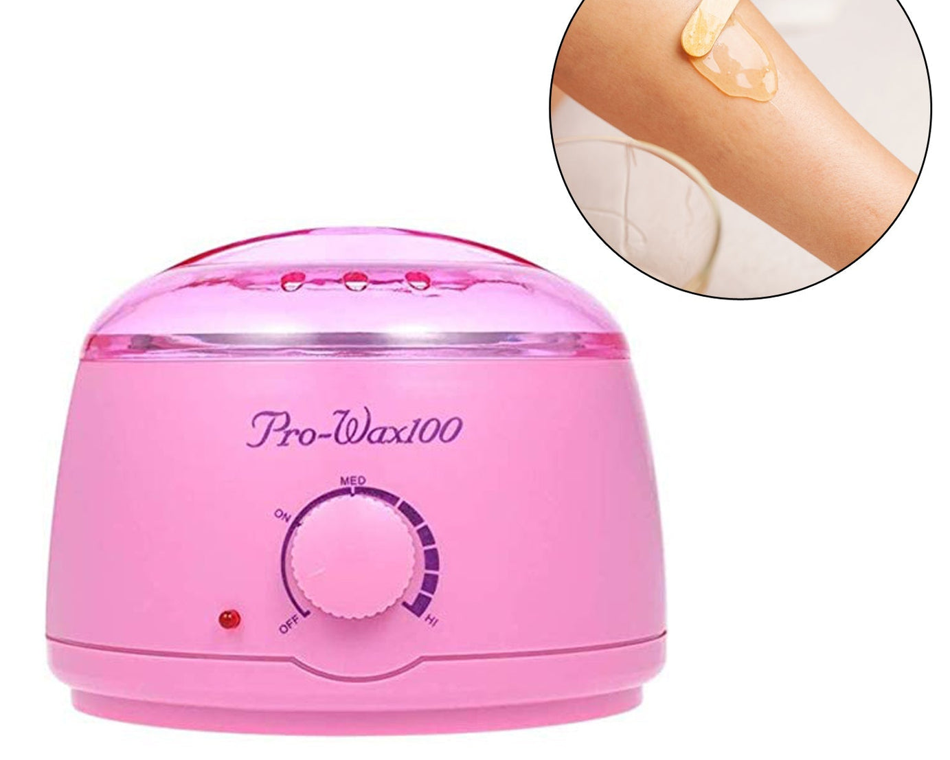 Wax heater with automatic cut-off