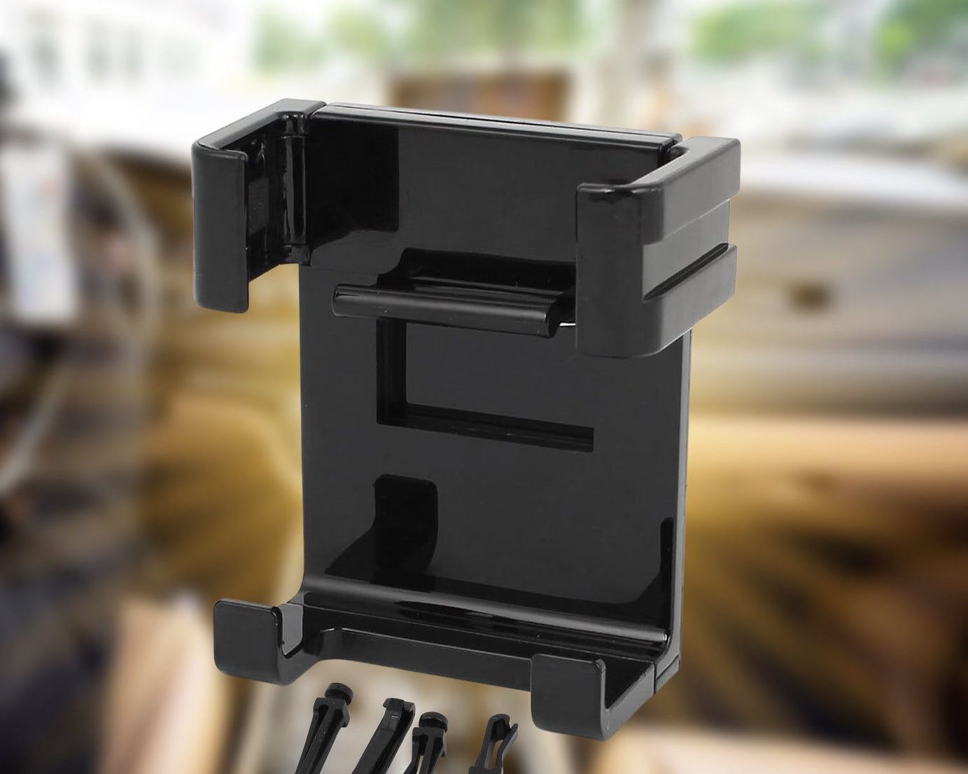 12857 Smartphone Car Phone Holder Car Air Conditioning Vent Phone Holder, Holder Stand for Mobile Phone Cellphone GPS, Dashboard Bracket for Car (1 Pc)