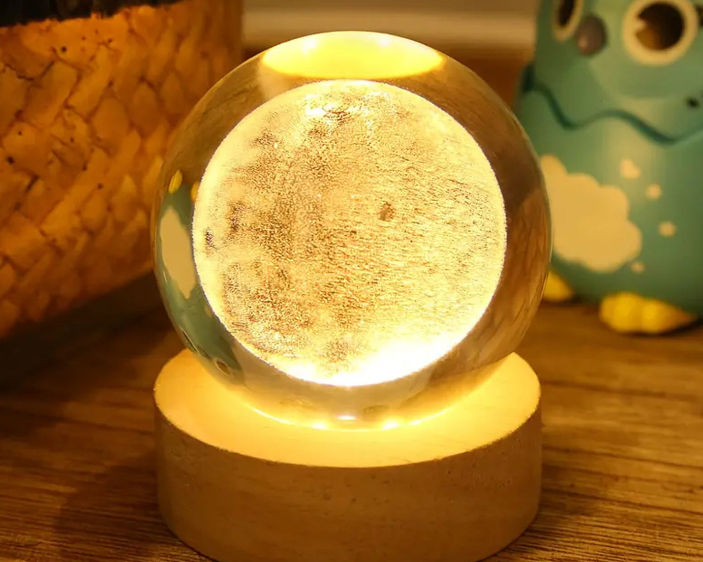  3D Crystal Ball Lamps