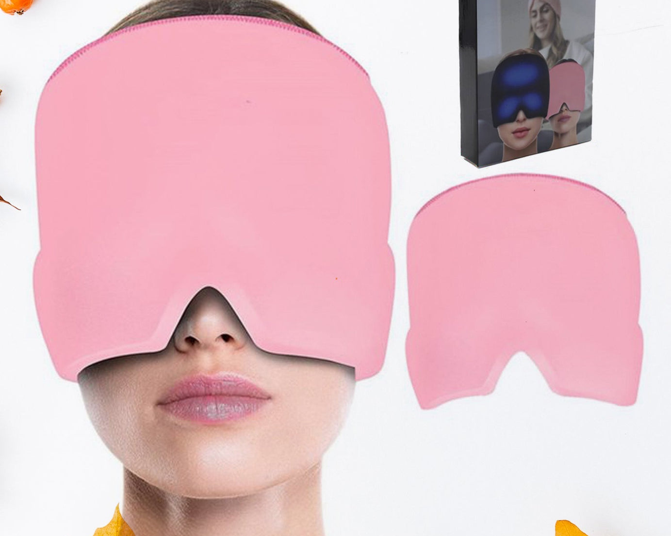 Wearable migraine cap for stress relief