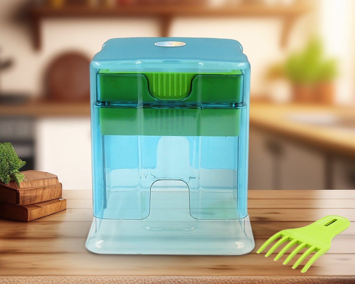 2 in 1 Potato Chipser / Slicer French Fries Maker Finger Chips | Plastic | Two Blades Finger Chips Cutter for Kitchen Accessory Vegetable Fruit Slicer (1 Pc) 