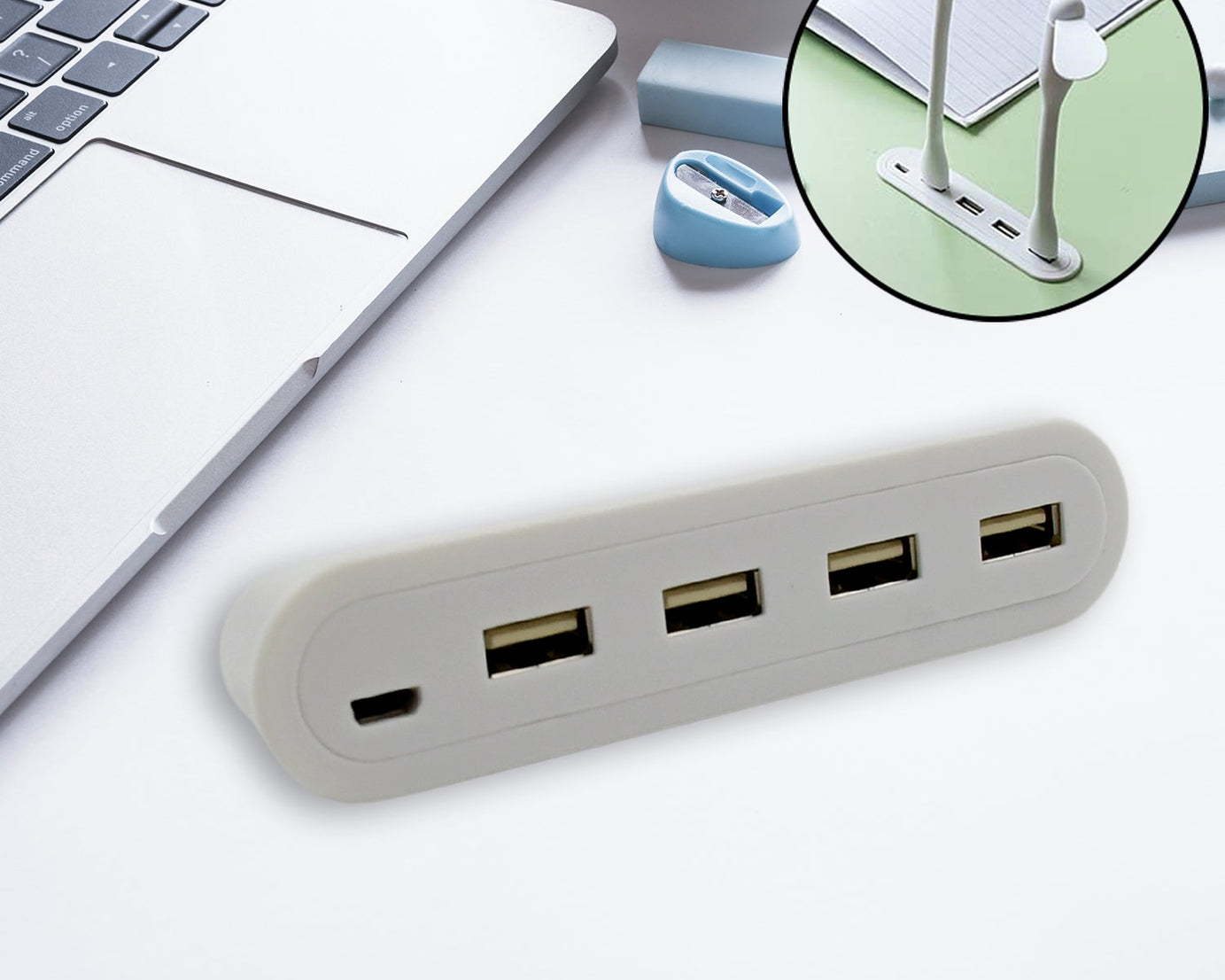 4in1 hub is USB For Pen drive, Mouse, Keyboards, Camera, Mobile, Tablet, PC, Laptop, TV, Study table, CHARGING Extension HUB Portable (1 pc)