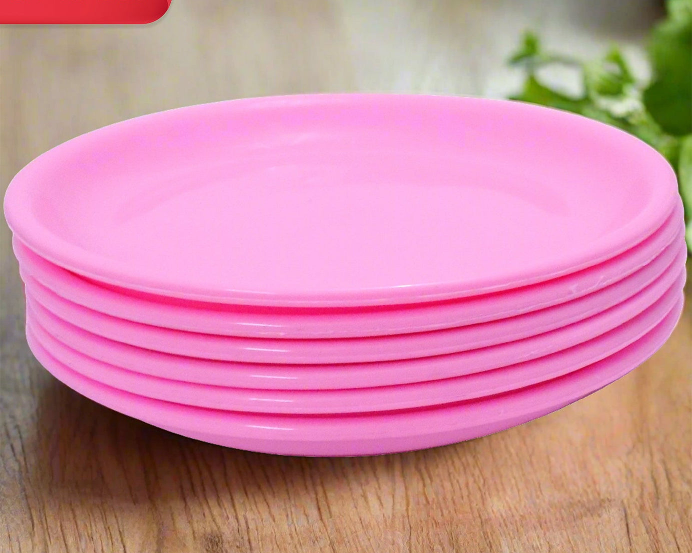 round mini soup plate, showing its smooth edge.