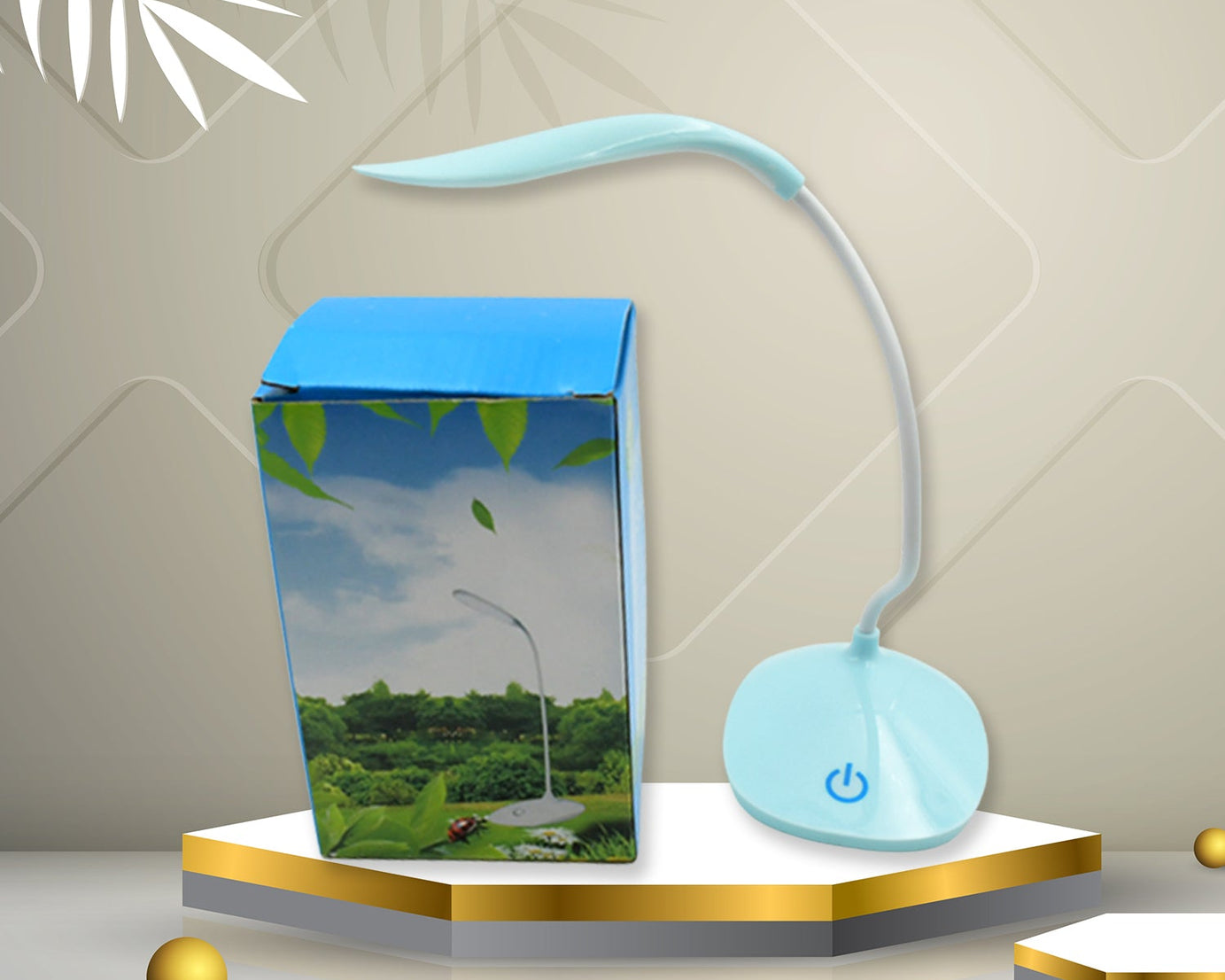 Study lamp Led Touch On Off Switch Student Study Reading Dimmer Led Table Lamps White Desk Light Lamp