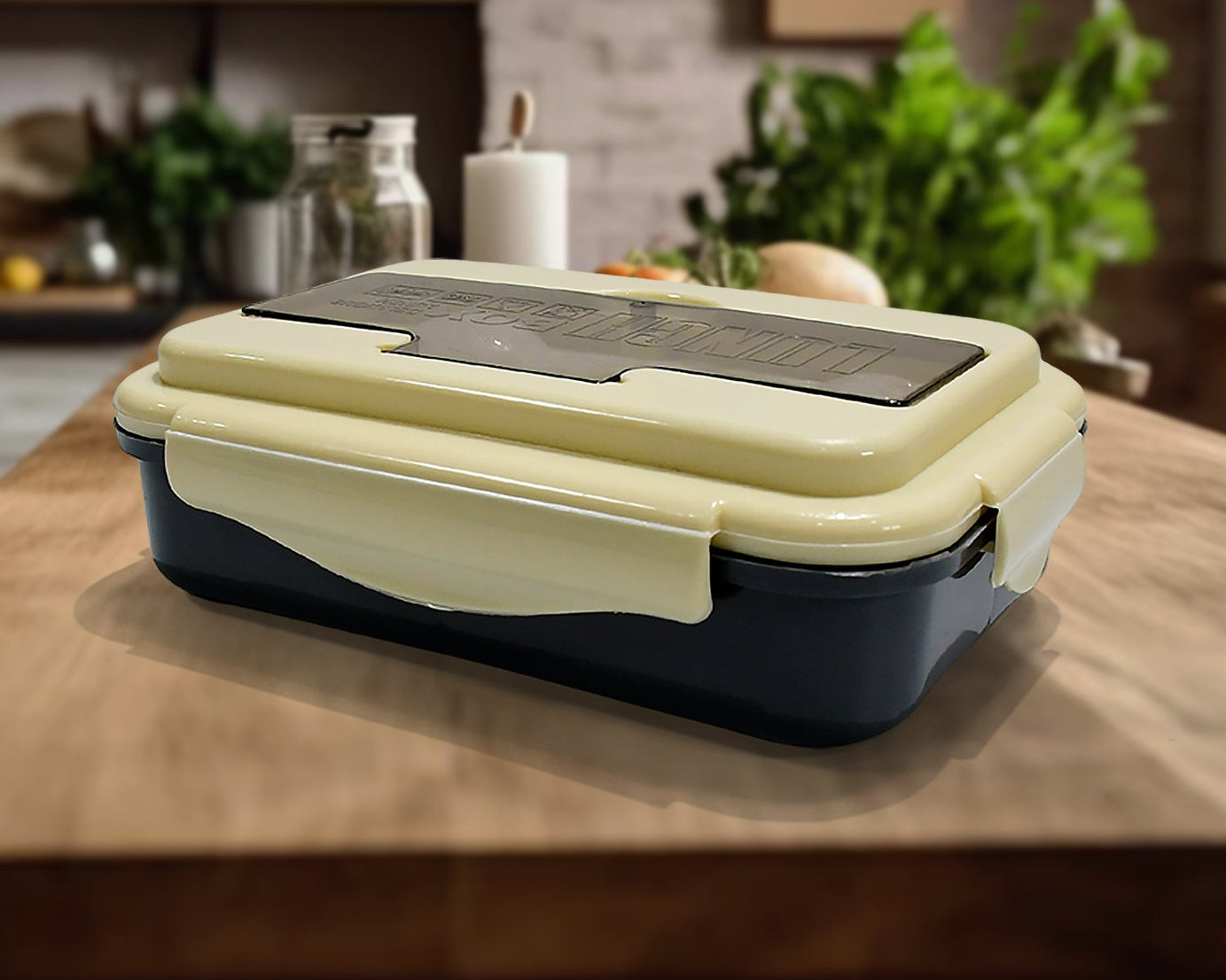 2809 Lunch Box Flex Lock Plastic Liner Lunch Container, Portable Tableware Set for Kid Adult Student Children Keep Food Warm