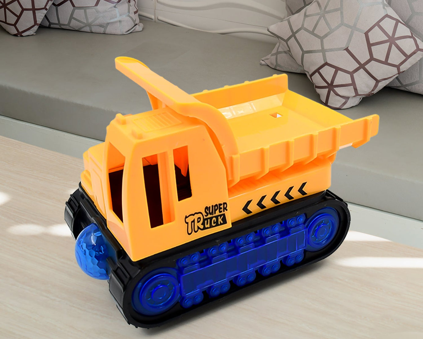 Engineering Vehicle Toys for Kids - Self-Driving Super Dump Truck Toy | Self-Driving Trucks, Engineering truck Electric Vehicle Toys boys birthday gift toys (1 Pc)