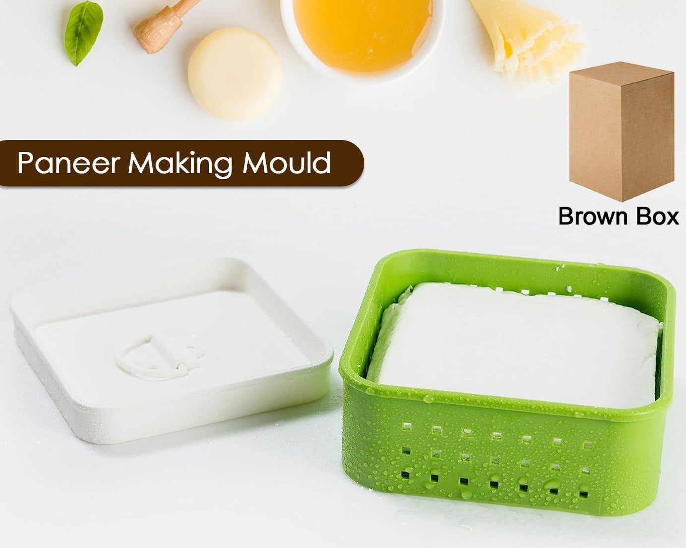 Plastic tofu and paneer maker