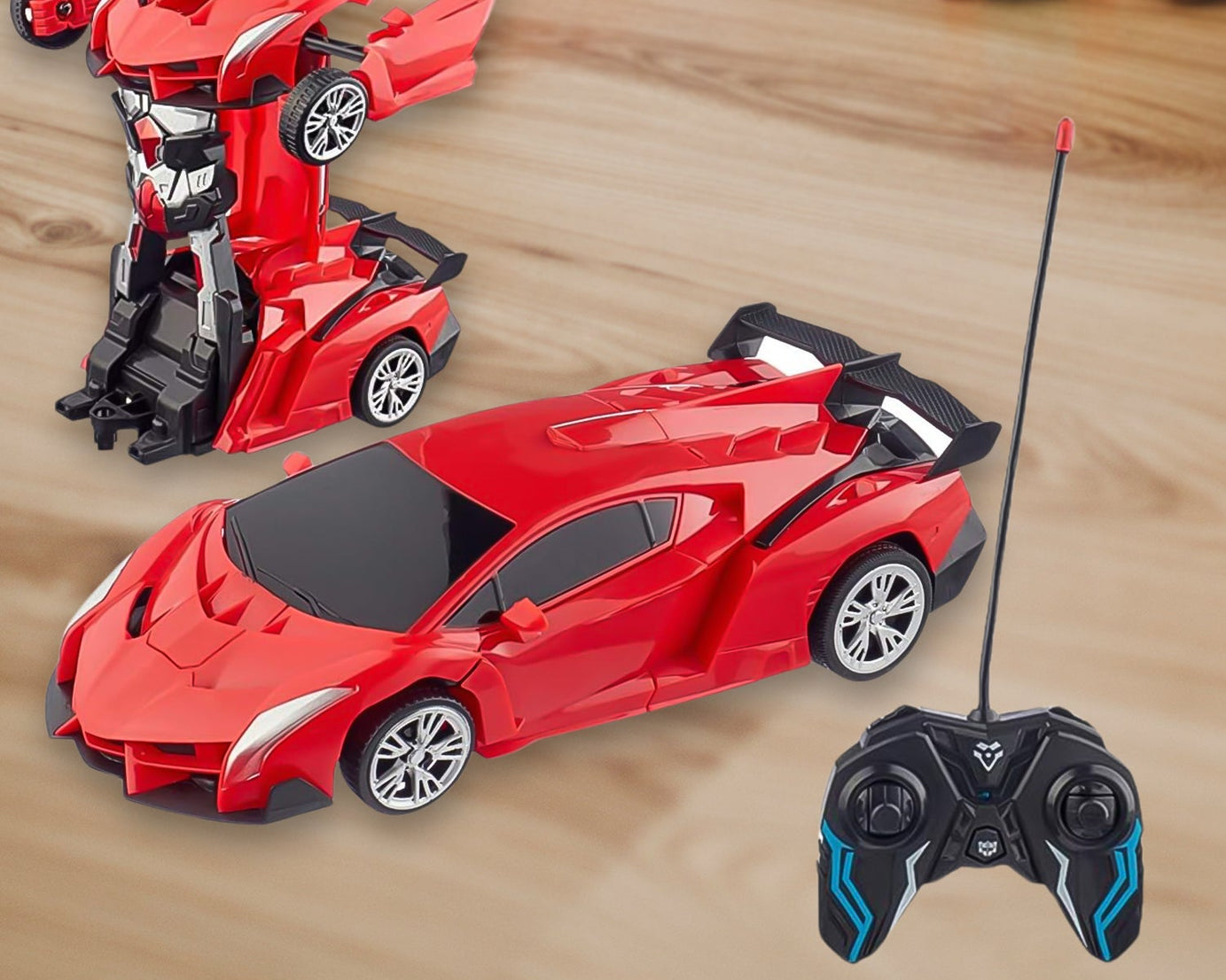 2 In 1 Automatic Robot Converted Remote Control Car With Light Scale 360°Drifting Deformation Robot Car Toy Kids Boys, Robot Convert Unique Toy For Boys (1 Pc)