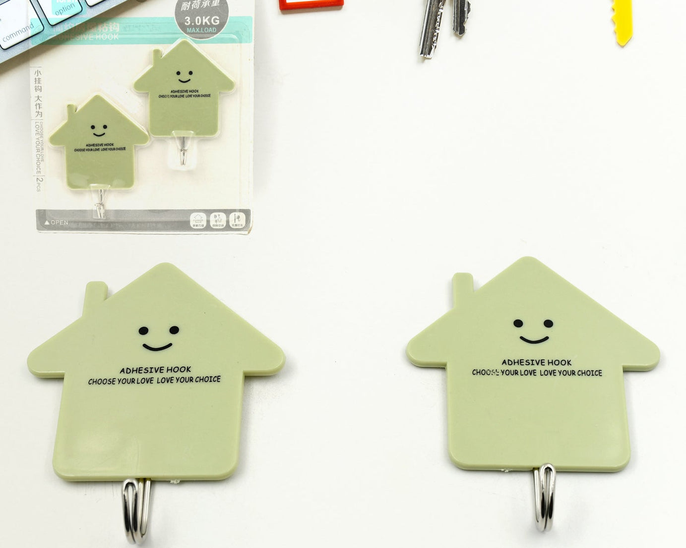 Multipurpose Strong Hook Self-Adhesive hooks for wall Heavy Plastic Hook, Sticky Hook Household For Home, Decorative Hooks, Bathroom & All Type Wall Use Hook, Suitable for Bathroom, Kitchen, Office