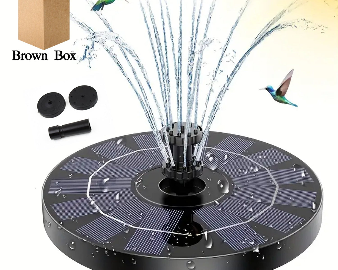 1 Set of Solar Water Fountain