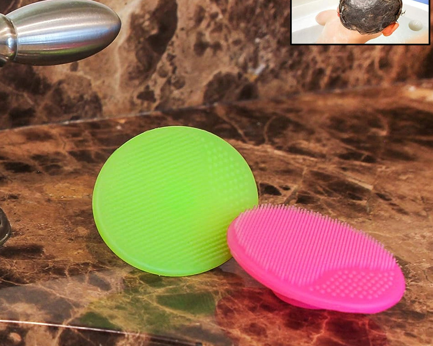 Bath & Facial Cleansing Brush