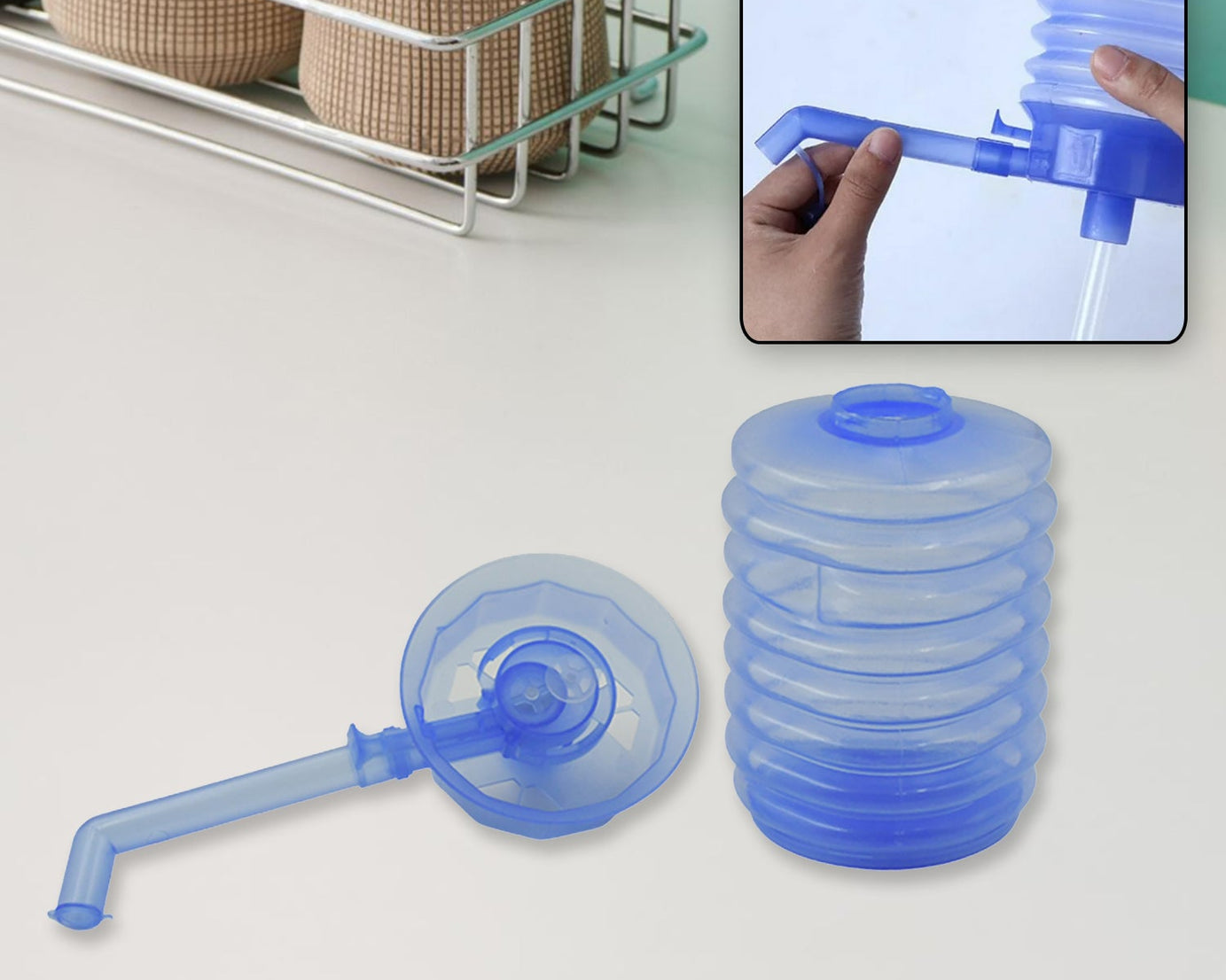 Manual Drinking Water Pump (1 Pc): Hand Press Dispenser, Household