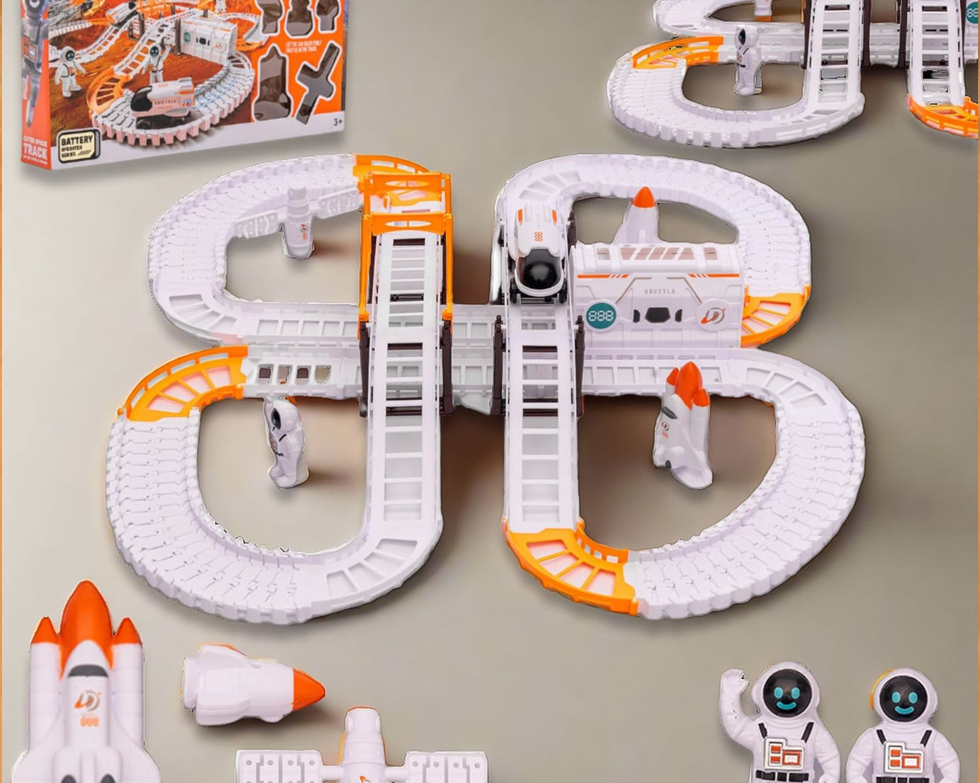 Outer Space Race Track Set