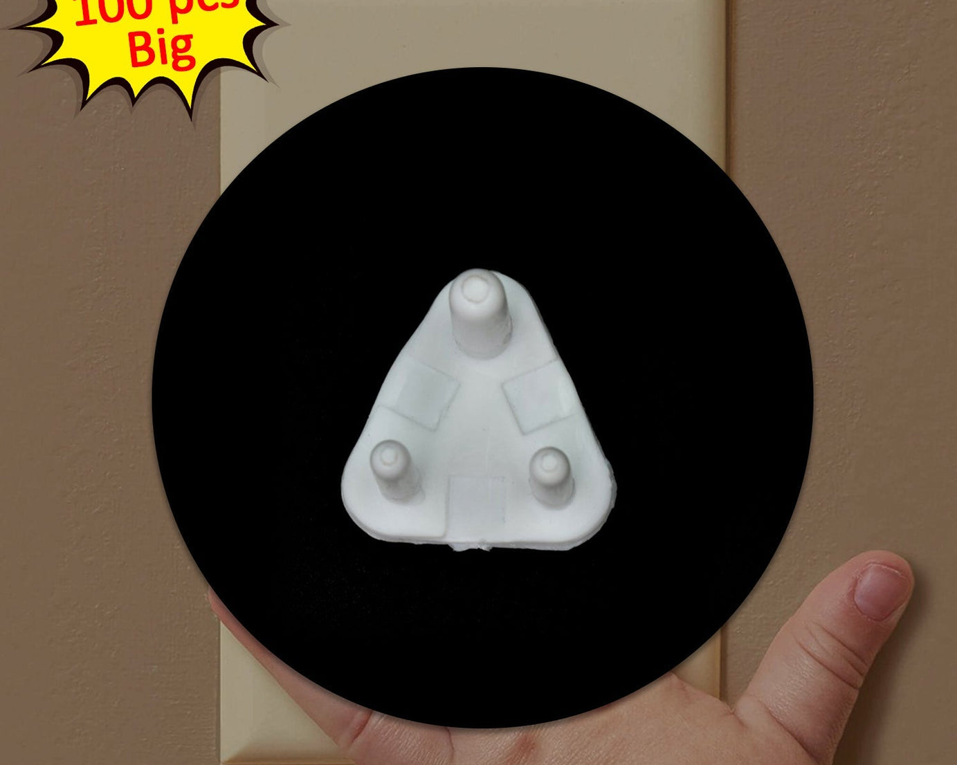 Electrical outlet plug protector for babies