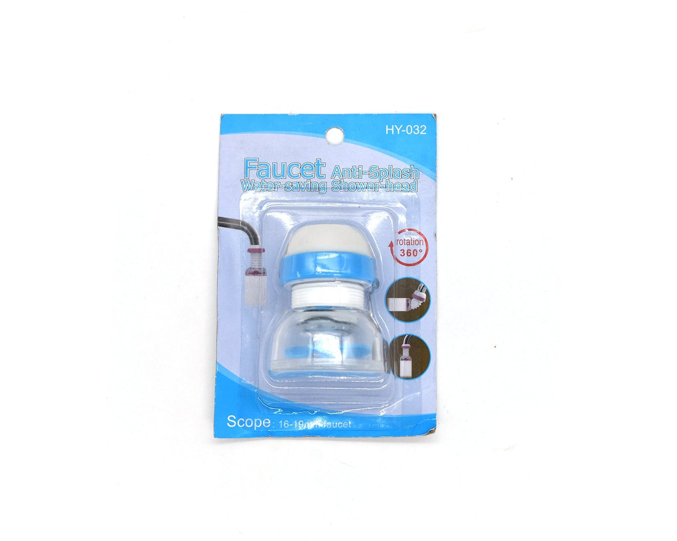 Multi-color faucet splash regulator