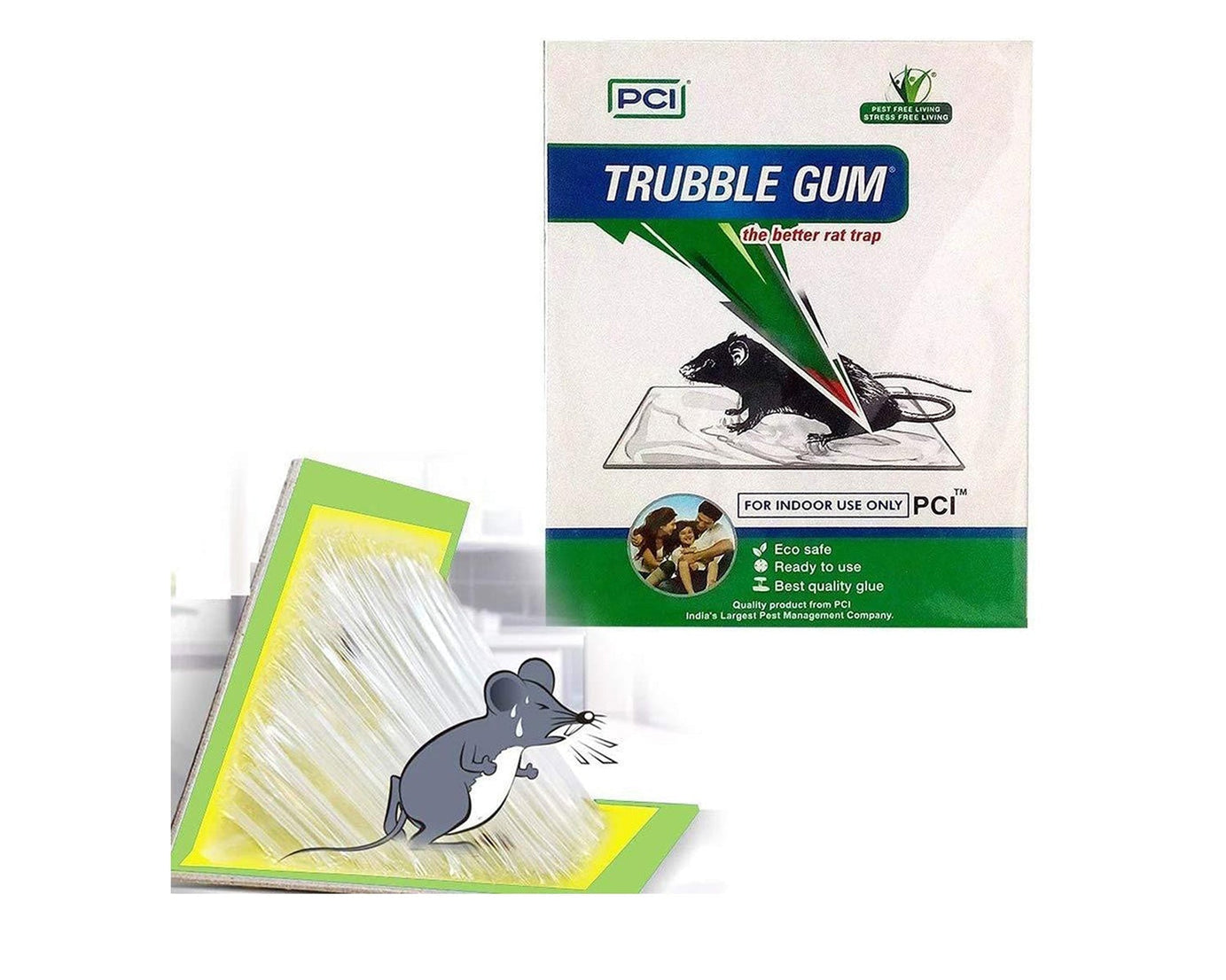 PCI Cardboard Troublegum Small Size Mouse Trap-1pc