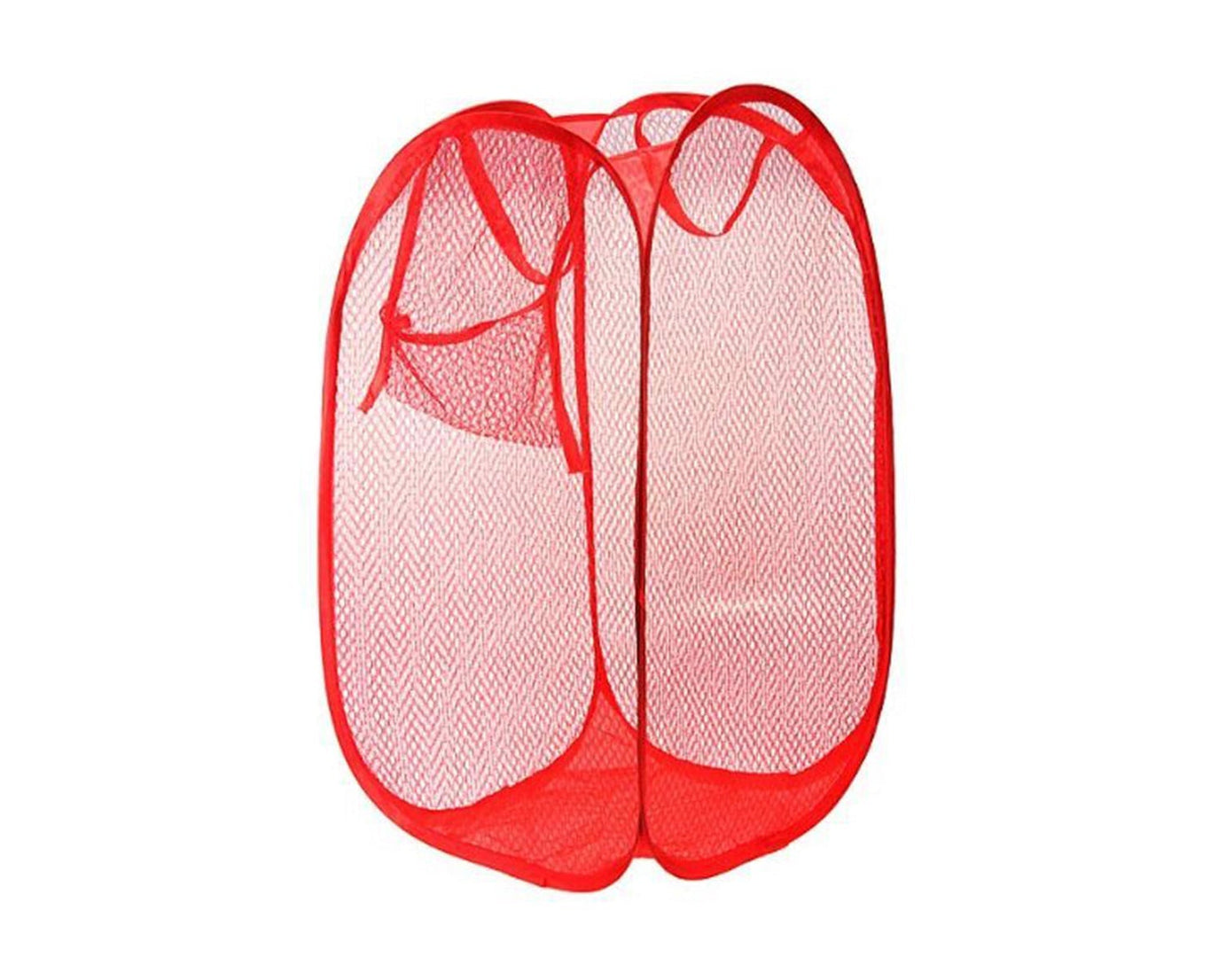 Pop-up mesh clothes basket