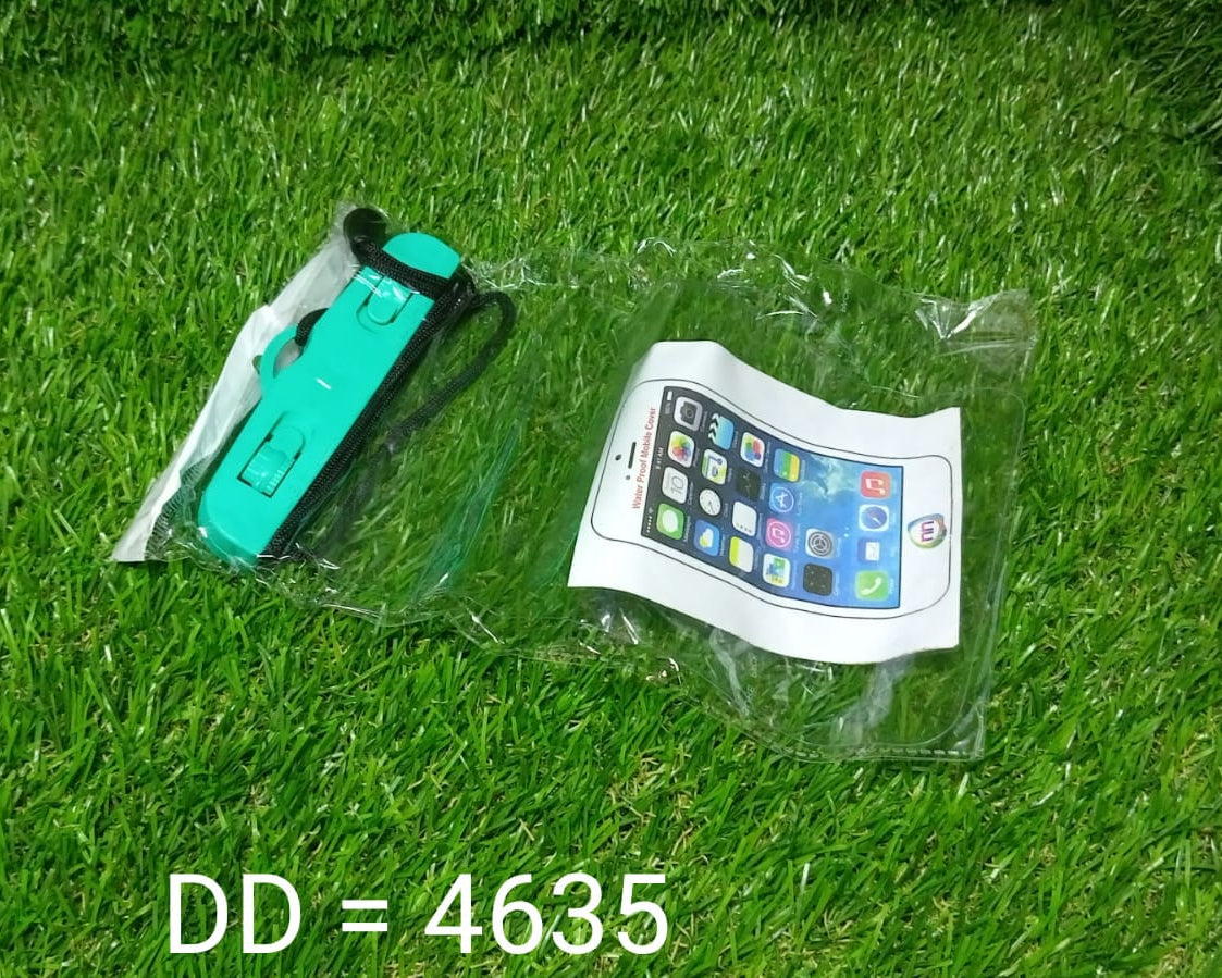 Clear waterproof pouch for phones