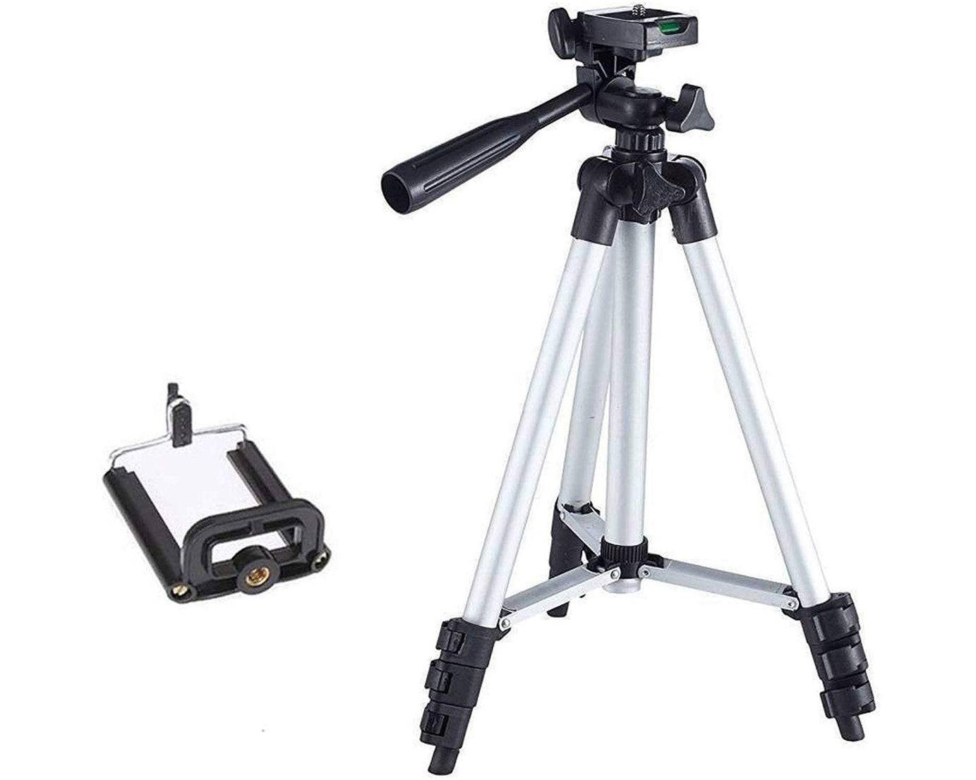Tripod for camera and phone with easy setup