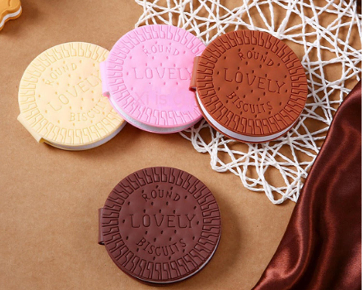 Round Chocolate Diary Notebooks Original Chocolate Smell  Writing Practice Book Early Learning Copybook Premium Chocolate Book ( 1Pc Book )