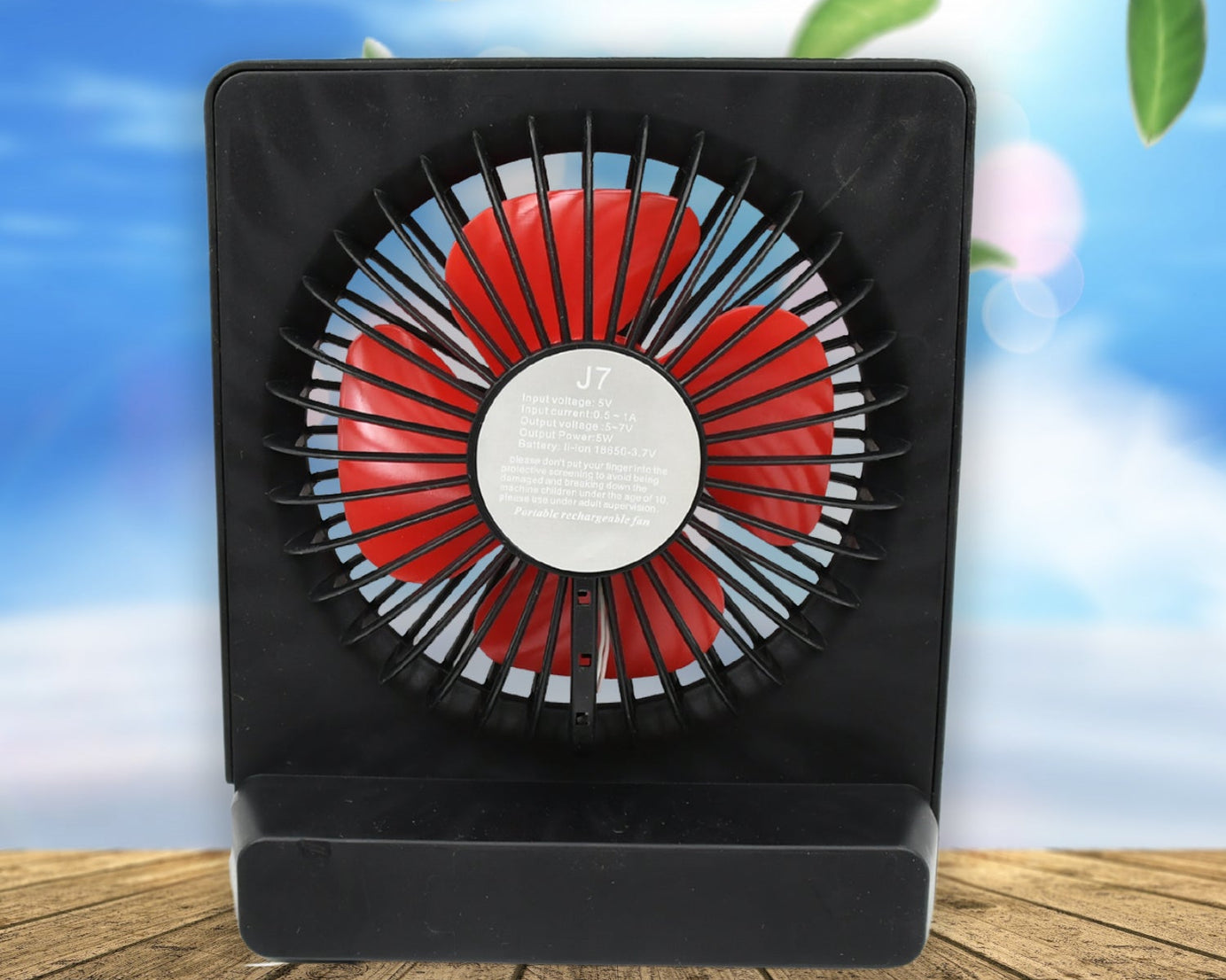 PORTABLE DESK FAN TABLE FAN 1 STEP SPEED SETTING FAN PERSONAL DESK FAN SUITABLE FOR OFFICE ,SCHOOL & HOME USE
