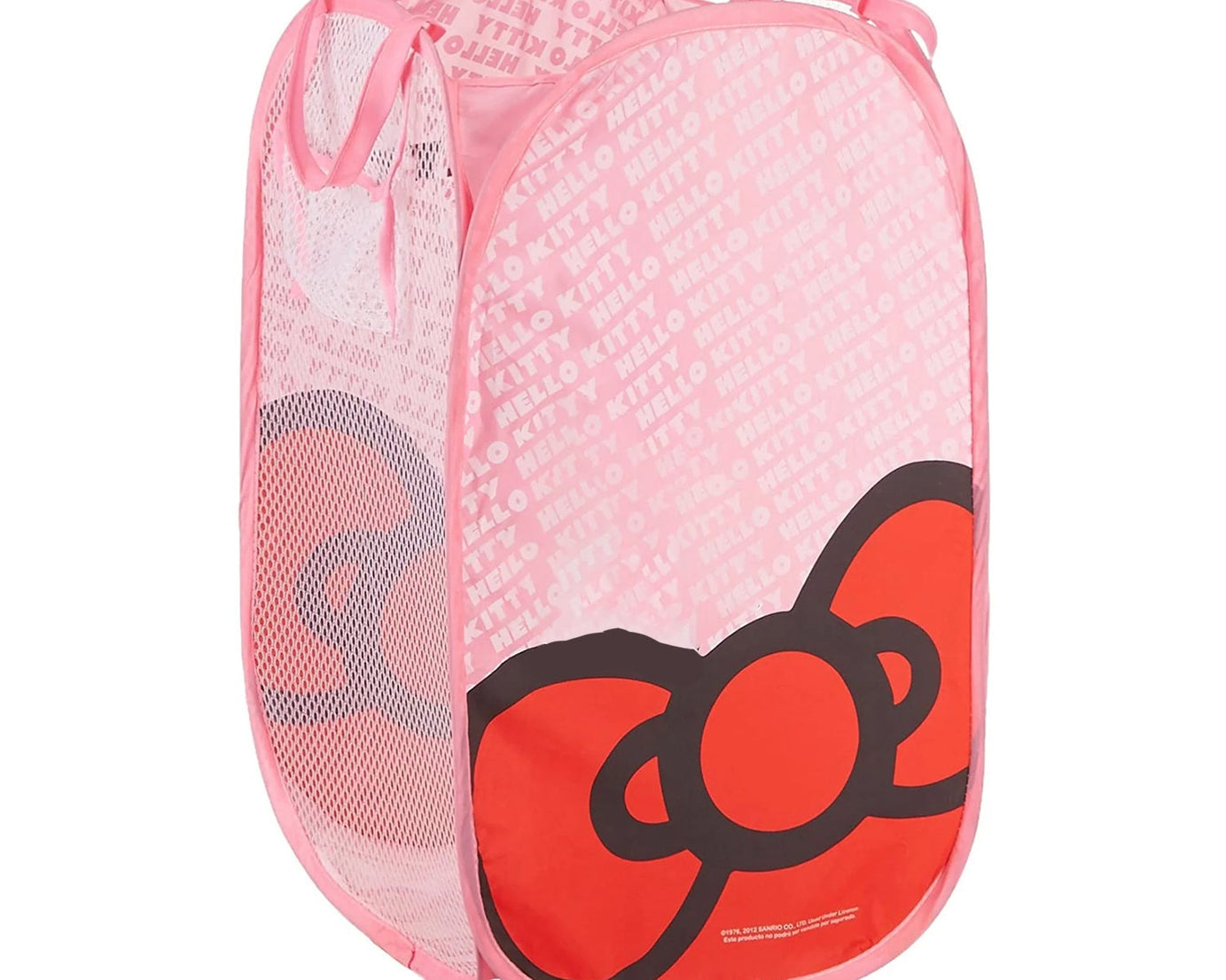 Durable canvas laundry bag with waterproof design and modern print.