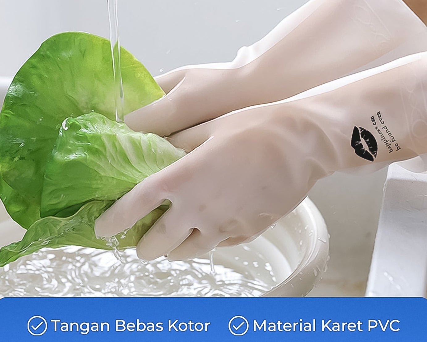 Cleaning Gloves Hand Gloves for Kitchen Household (1 Pair)