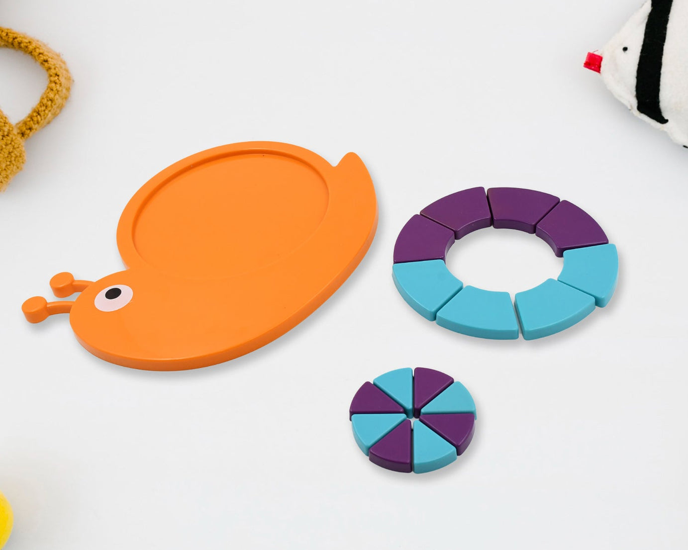 Toys Snail Puzzle Kids, Mini Travel Puzzle Games & Pre School Toys Develops Motor & Reasoning Skills STEM Educational Toy, Birthday Gifts 3 - 6 Year kids, Brain Games for Kids, Building Blocks for Kids (Mix Color)