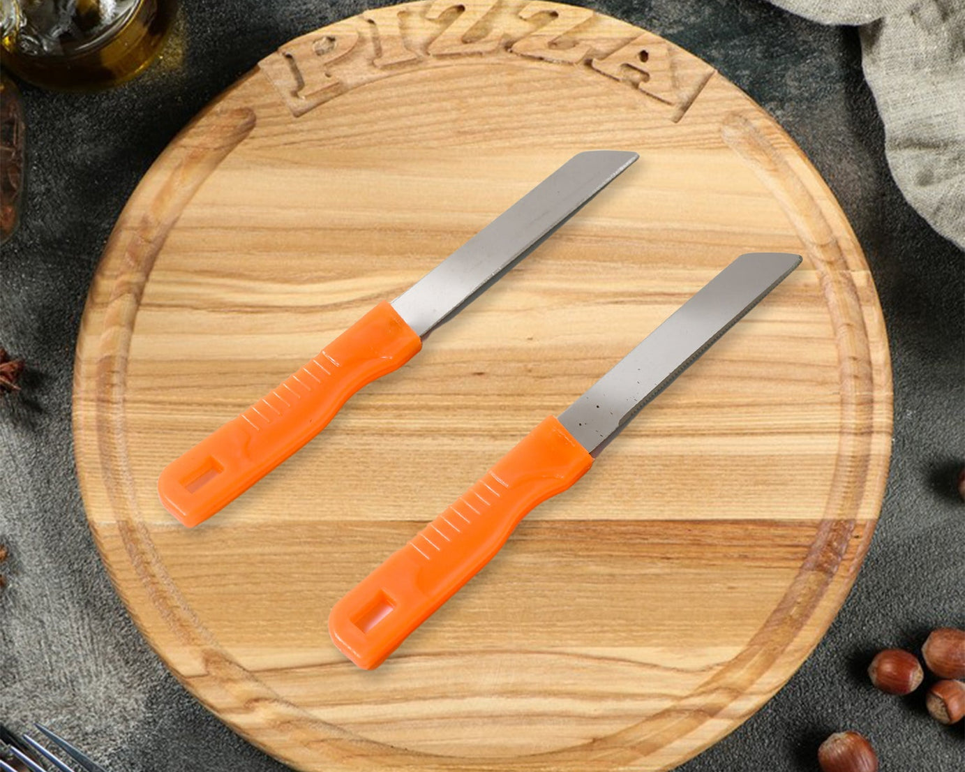 3in1 Multipurpose Stainless Steel Classic Kitchen Knife Set of 3 for Fruits and Vegetable Chopping / Cutting / Peeling, Kitchen Knife / Vegetable Peeler / Plain Knife