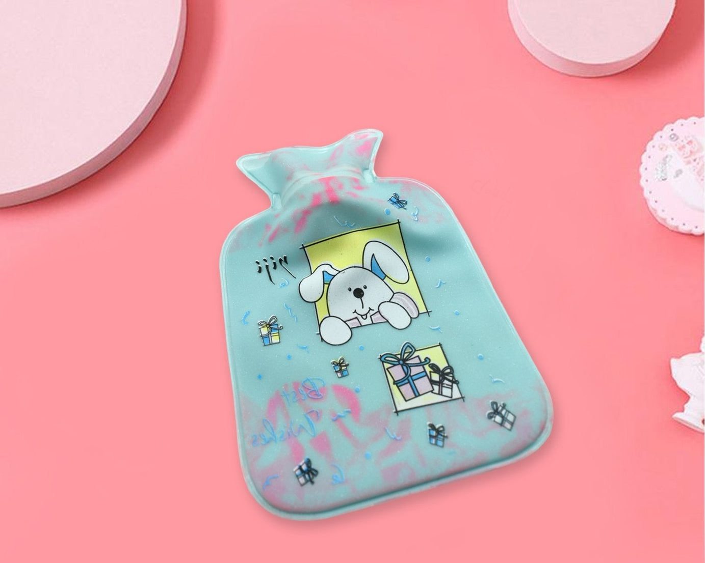 Hot water bottle bag for soothing pain relief