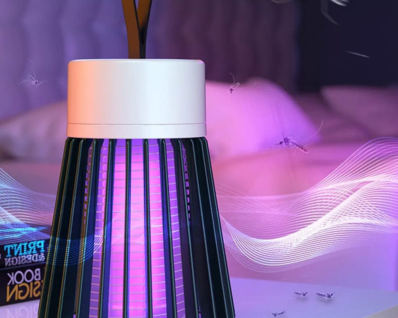 Mosquito Killer Machine  Mosquito Killer USB Powered Bug Zapper Mosquito Lamp For Home Electric LED Lamp Mosquito Killer Indoor  /  Outdoor Mosquito Trap Machine