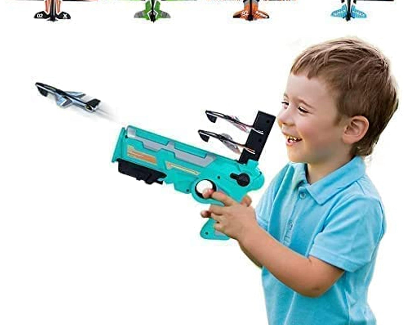Foam glider airplane launcher