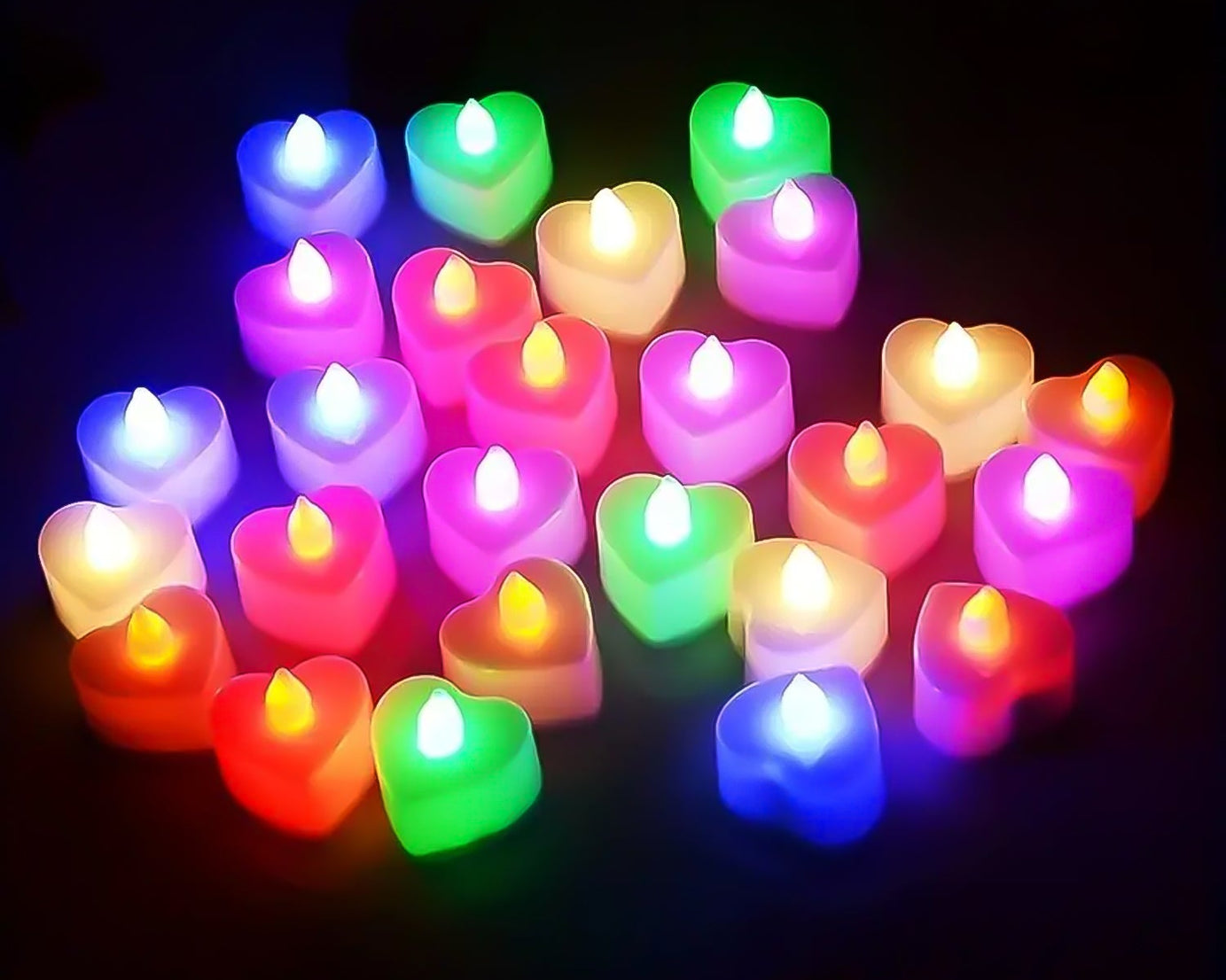 Smokeless Plastic Decorative Candles