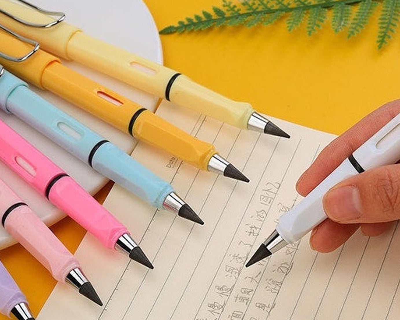 2In1 Everlasting Pencil Replaceable Head With Eraser, Inkless Pencils Eternal, Infinite Pencil, Portable Everlasting Pencil Reusable Erasable, Magic Pencils for Kids Painting Stationary