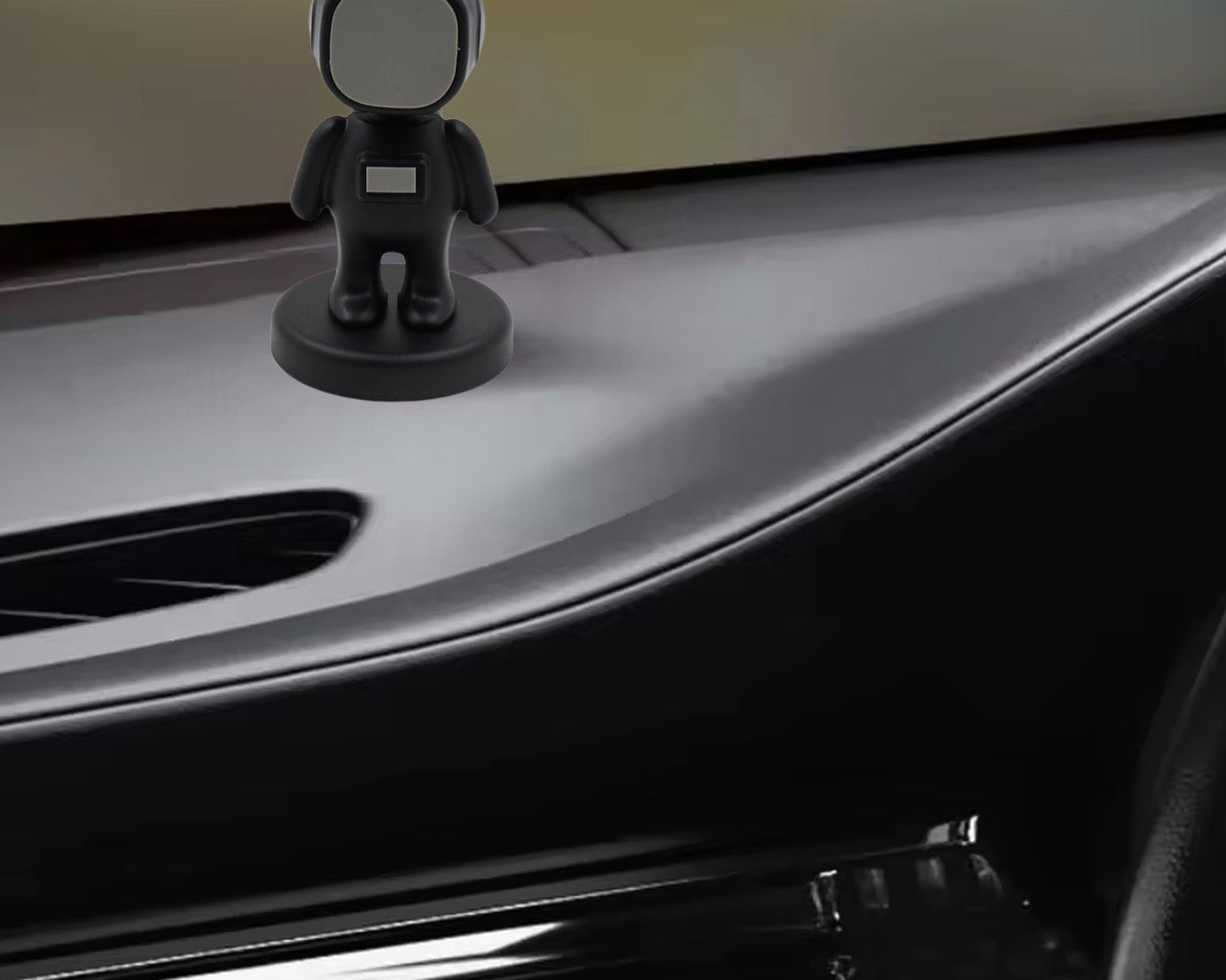 Magnetic Mobile Phone Holder, Cartoon Version of Astronaut Car Holder, Suitable for Car Dashboard, 360° Rotating Magnetic Mobile Holder, Compatible with All Smartphones (1 Pc)