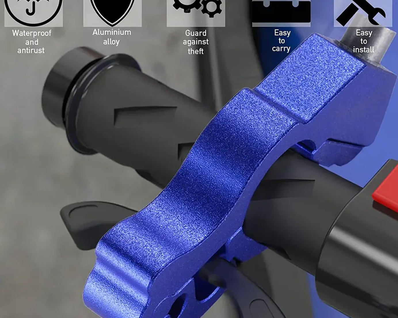 Universal throttle grip lock