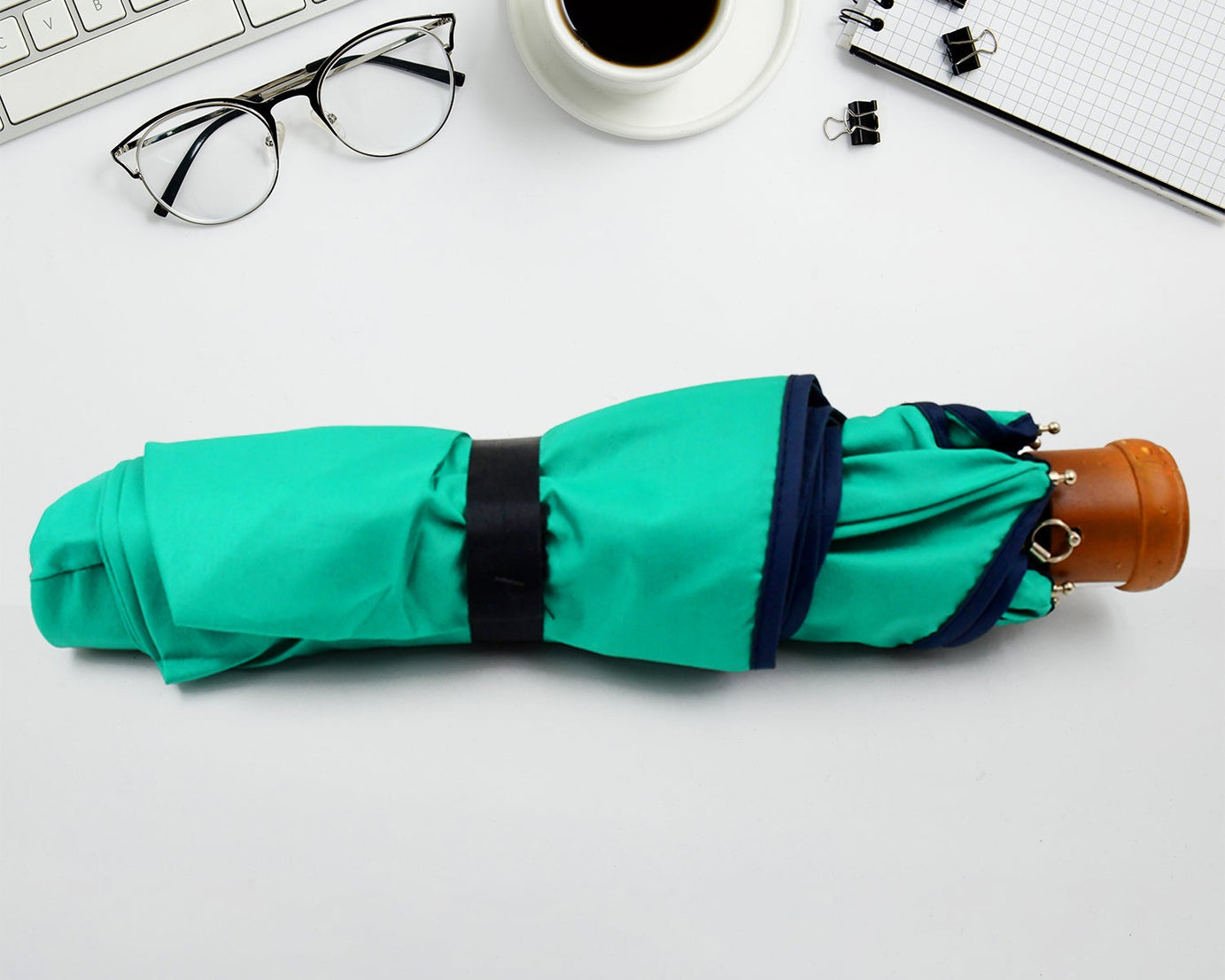 3-Fold Sun & Rain Protective Foldable Umbrella (1 Pc)