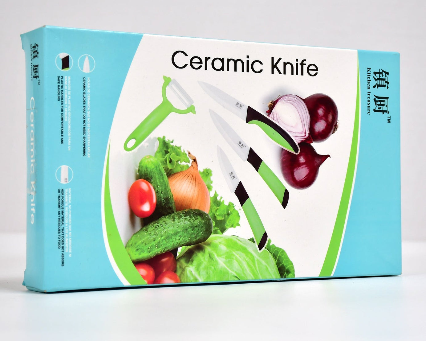 5101 Ceramic Revolution Series Utility Knife and Peeler Gift Set - 2pc