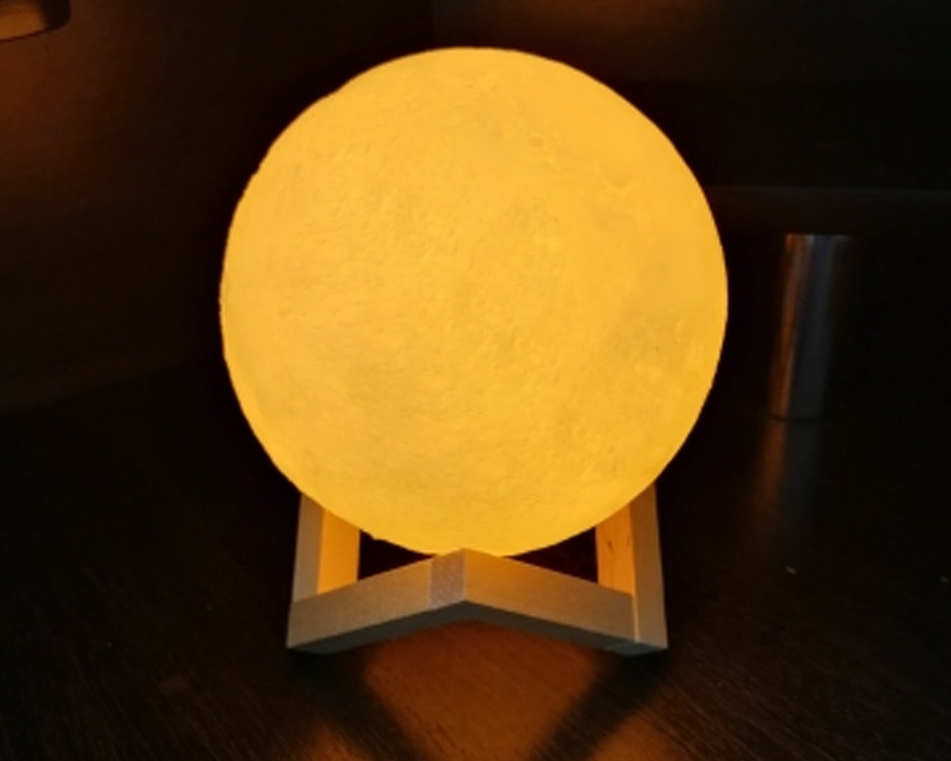 Rechargeable Moon Lamp with Touch Control