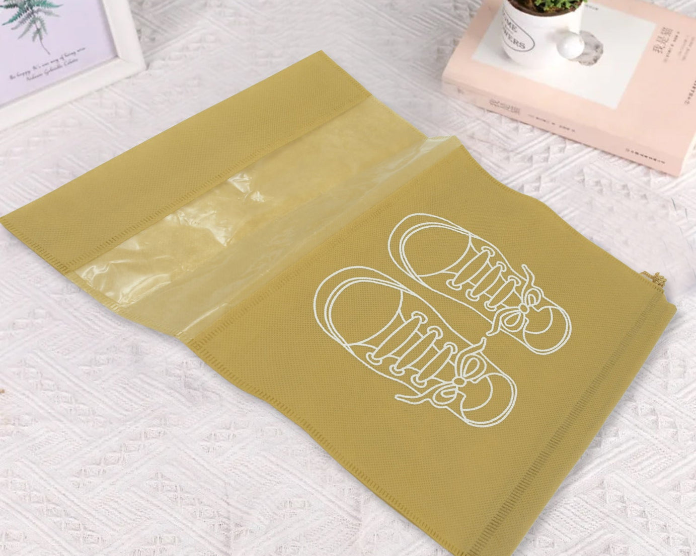 Beach Bag Shoes Storage Bag Closet Organizer Non-woven Travel Portable Bag Waterproof Pocket Clothing Classified Hanging Bag shoe bag luggage travel Portable Shoe Pouch Non Woven Transparent Window (1 Pc )