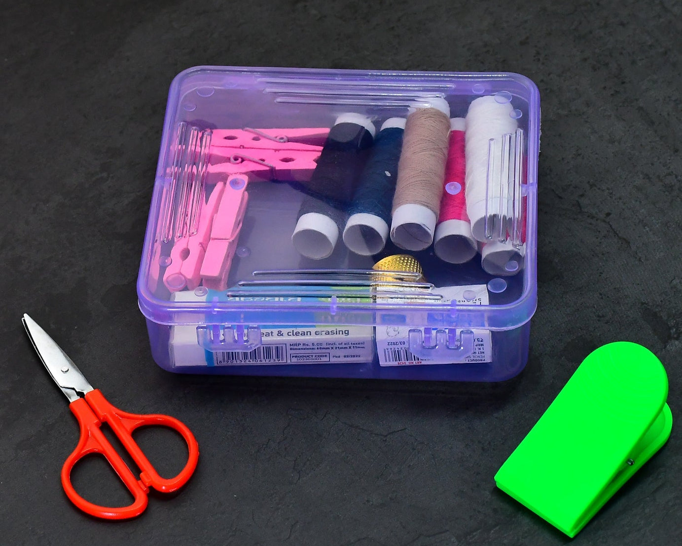 Multi-purpose plastic container for storage and organization