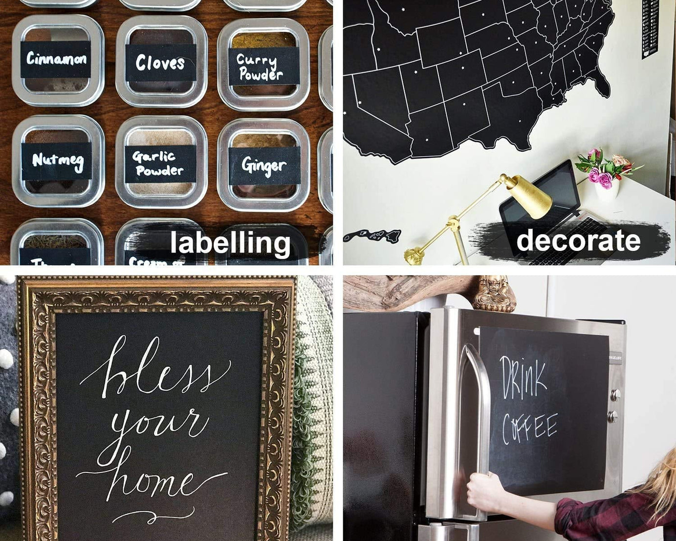 Blackboard wall sticker