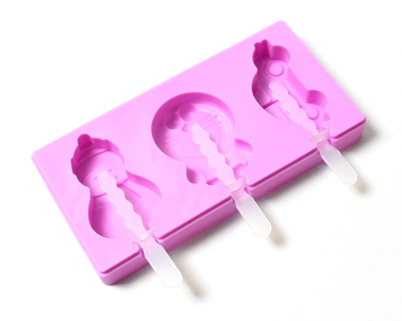 Silicone Popsicle Molds, Reusable Ice Cream Molds With Sticks And Lids. A Must-Have Popsicle Mold For Summer.