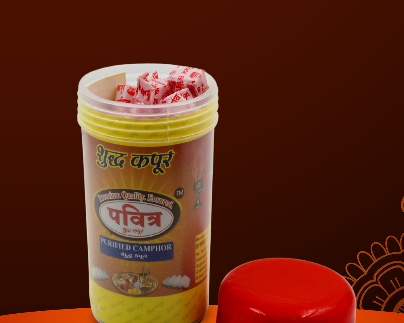 3357 100% Natural Pure Camphor for Pooja (1 Pc )