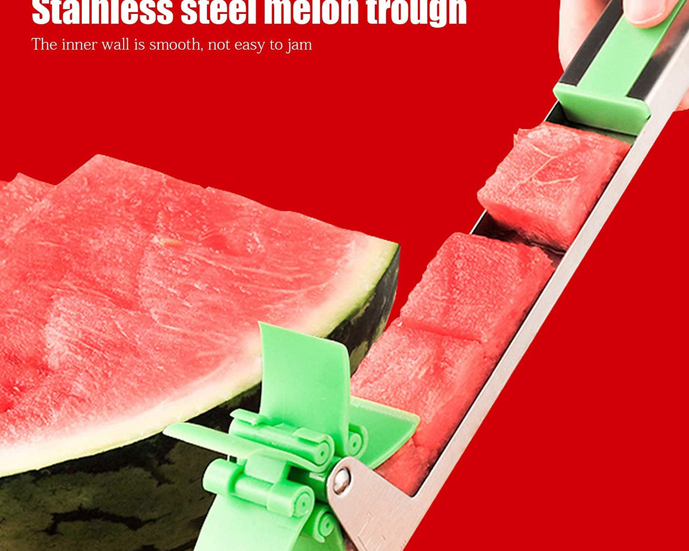 Stainless Steel Washable Watermelon Cutter Windmill Slicer Cutter Peeler for Home / Smart Kitchen Tool Easy to Use