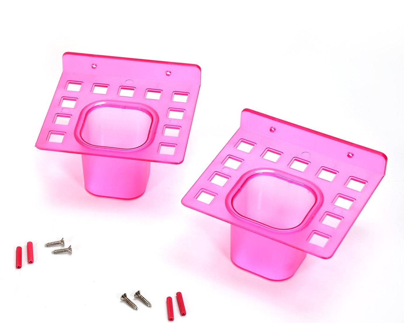 Side view of tumbler and toothbrush holder set