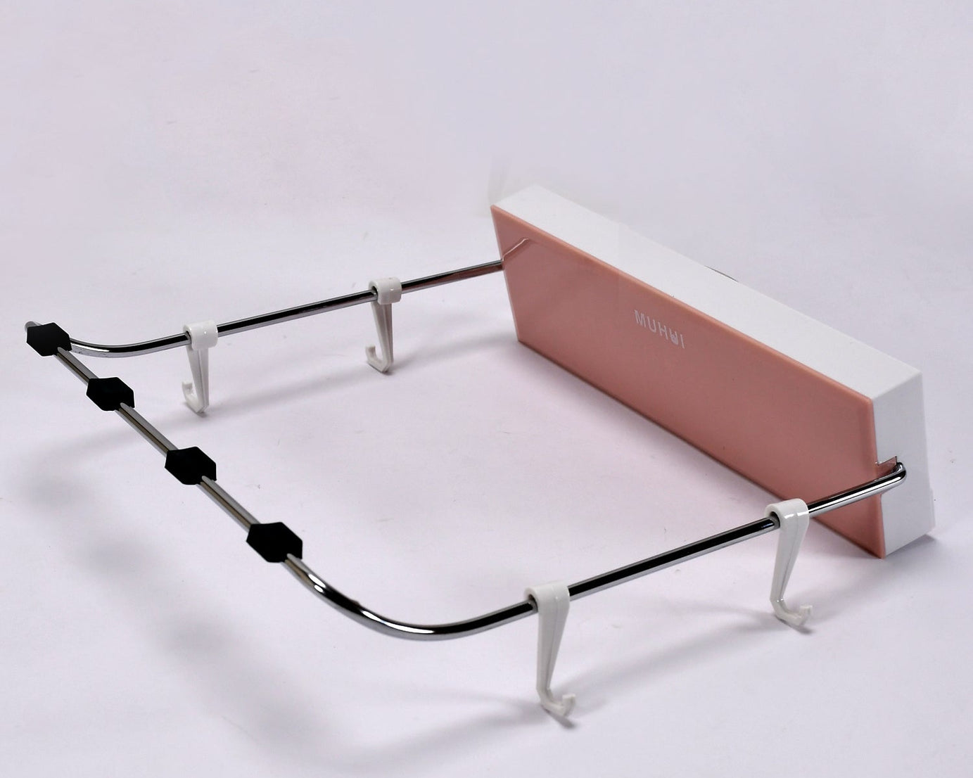 Foldable wash basin rack in white